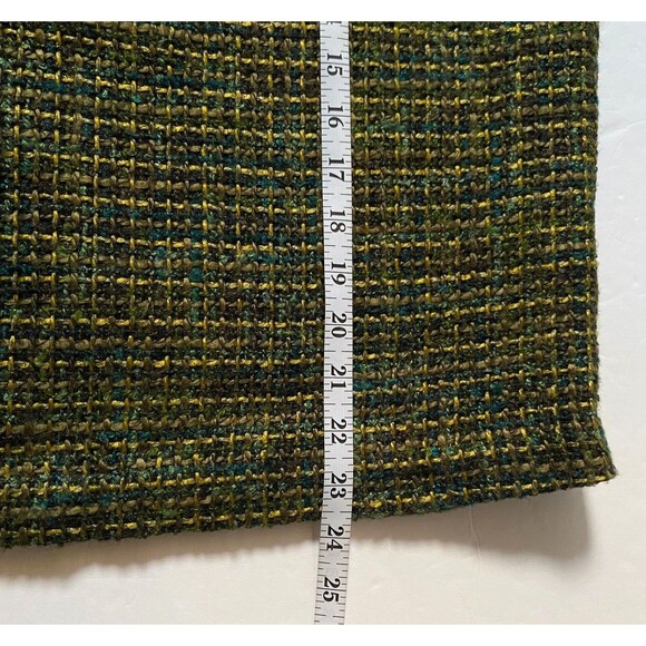 Coldwater Creek Tweed Pencil Skirt Womens Size 10 Multicolor Lined Wool Blend - Picture 14 of 14